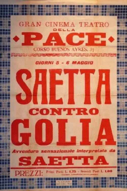 Saetta contro Golia 1920 official movie poster