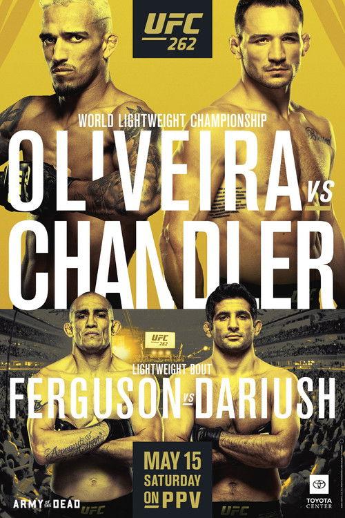 UFC 262: Oliveira vs. Chandler 2021 official movie poster