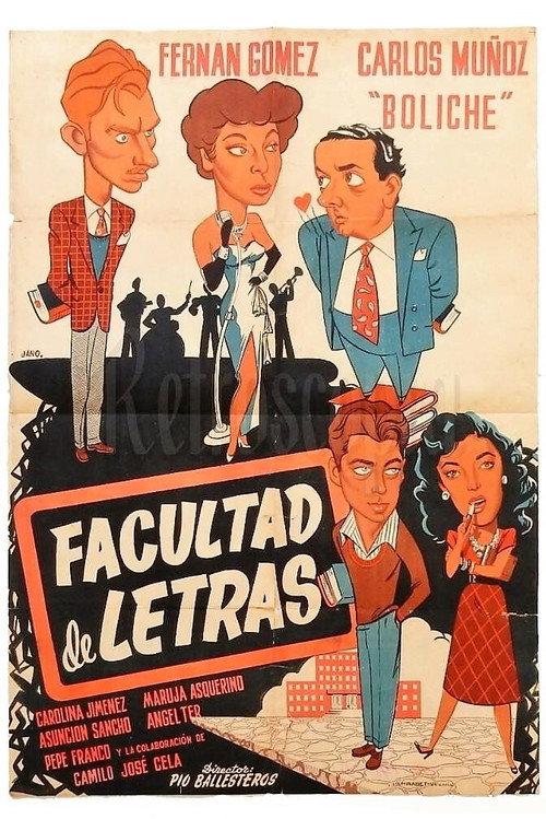 Facultad de Letras 1952 official movie poster