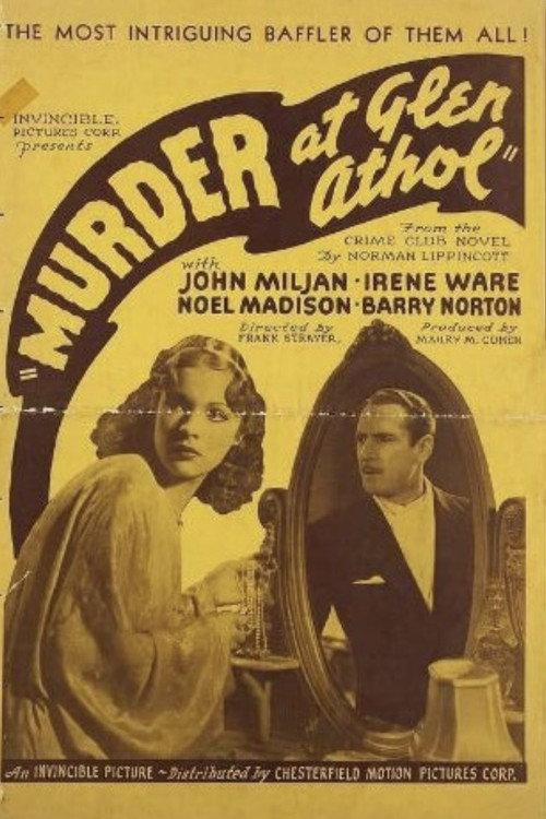 Murder at Glen Athol 1936 official movie poster