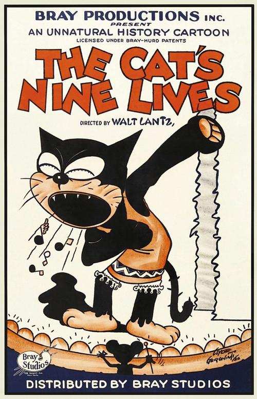 The Cat's Nine Lives 1926 official movie poster