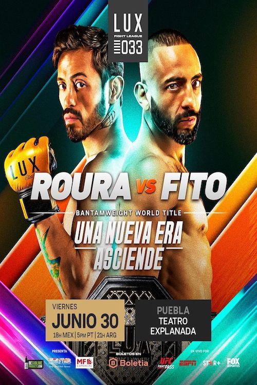 LUX Fight League 33 2023 official movie poster