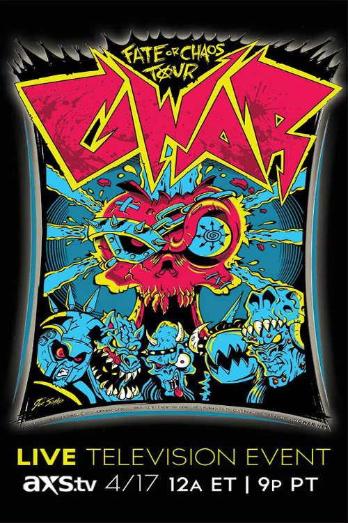 GWAR: Fate or Chaos Tour 2013 2013 official movie poster