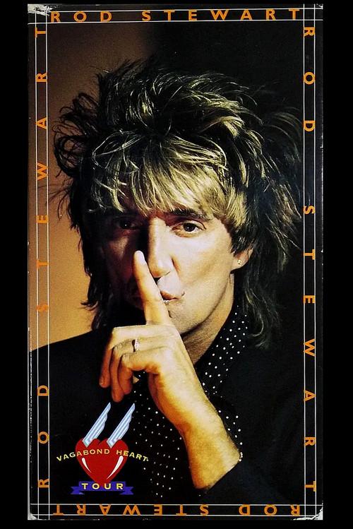 Rod Stewart Vagabond Heart Tour 1992 official movie poster