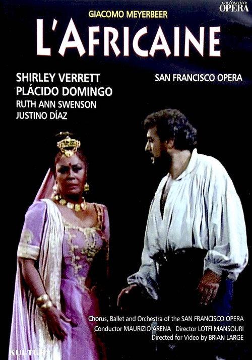 Meyerbeer: L'Africaine 1988 official movie poster