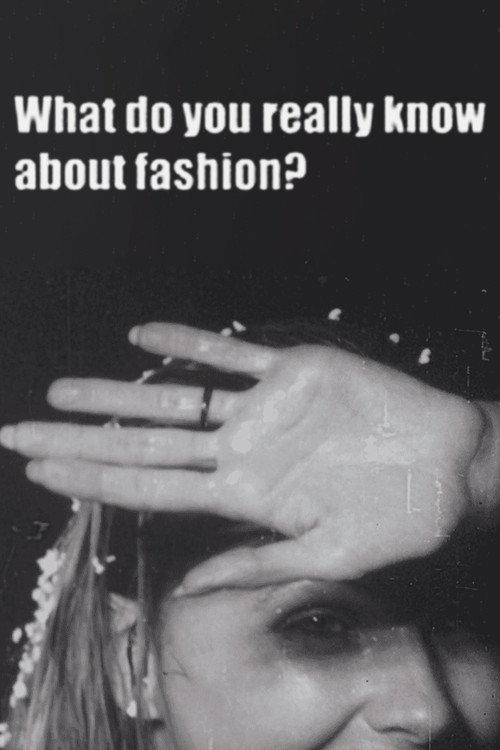 What Do You Really Know About Fashion? 1973 official movie poster