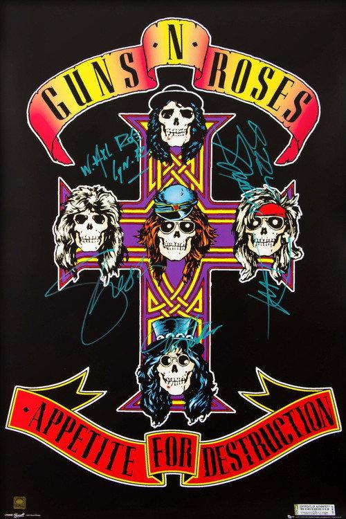 Guns N' Roses - Appetite for Destruction 2018 official movie poster