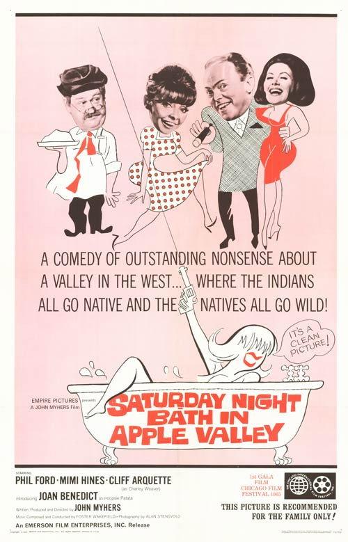 Saturday Night Bath in Apple Valley 1965 official movie poster
