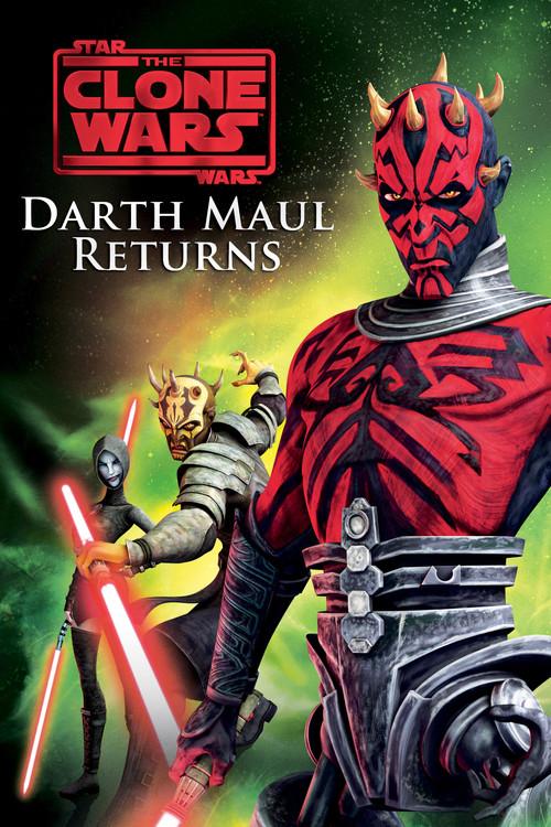 Star Wars: The Clone Wars - Darth Maul Returns 2012 official movie poster
