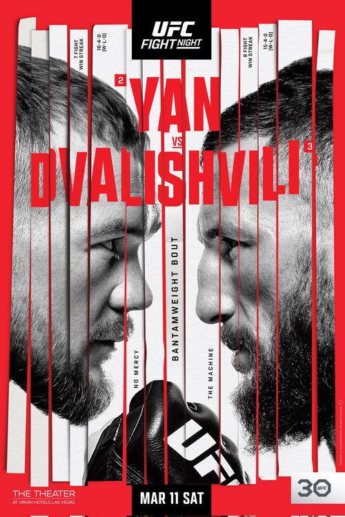 UFC Fight Night 221: Yan vs. Dvalishvili 2023 official movie poster