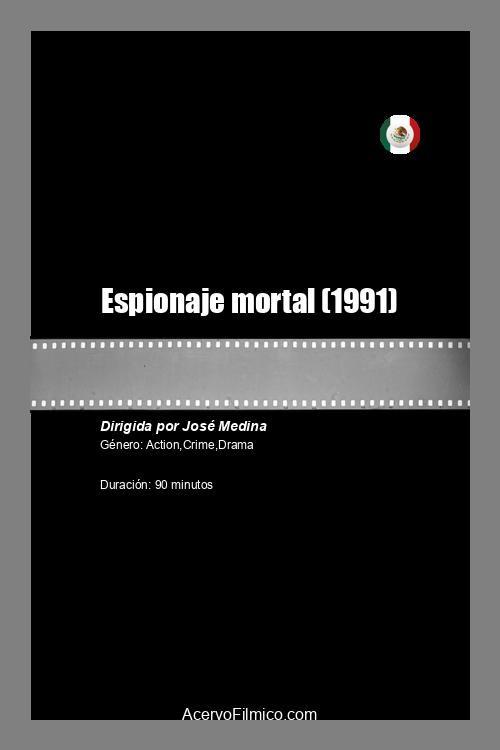 Espionaje mortal 1991 official movie poster