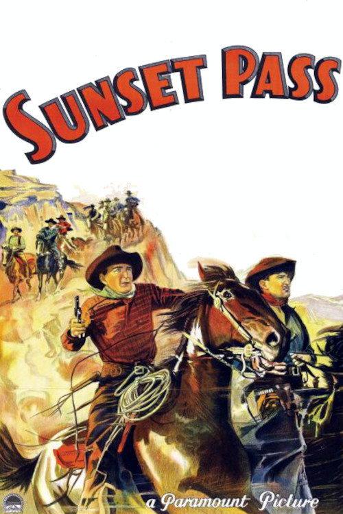 Sunset Pass 1933 official movie poster
