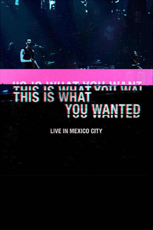 Placebo - This Is What You Wanted: Live in Mexico City 2023 official movie poster