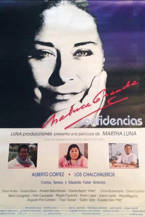 Chabuca Granda... Confidences 1988 official movie poster