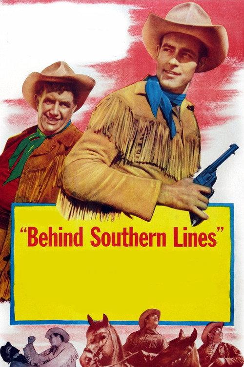 Behind Southern Lines 1952 official movie poster