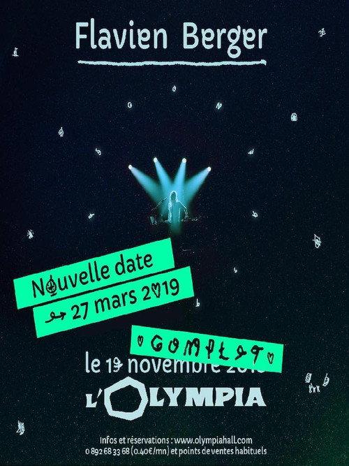 Flavien Berger - Live at Olympia 2019 official movie poster