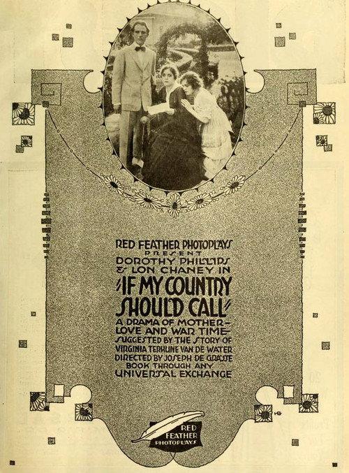 If My Country Should Call 1916 official movie poster