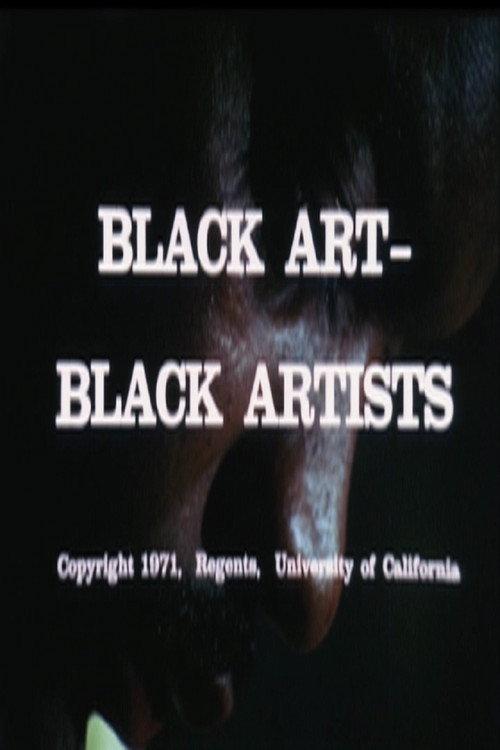 Black Art, Black Artists 1971 official movie poster