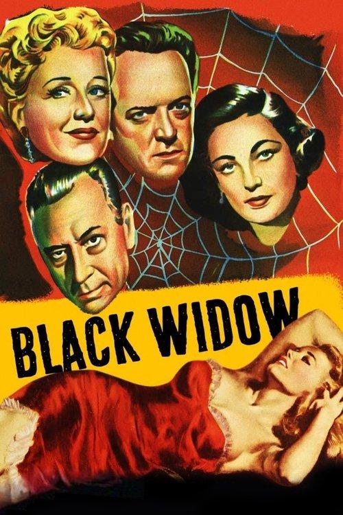 Black Widow 1954 official movie poster