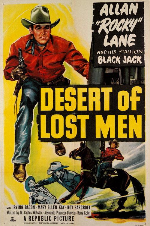 Desert of Lost Men 1951 official movie poster