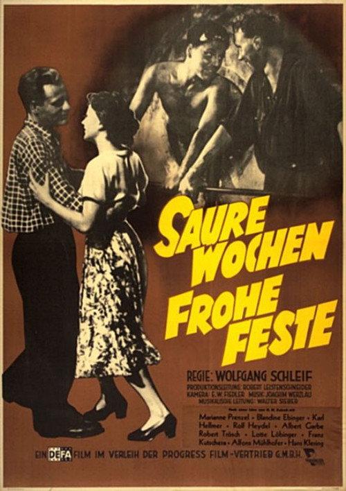 Saure Wochen - Frohe Feste 1950 official movie poster