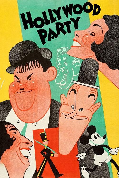 Hollywood Party 1934 official movie poster