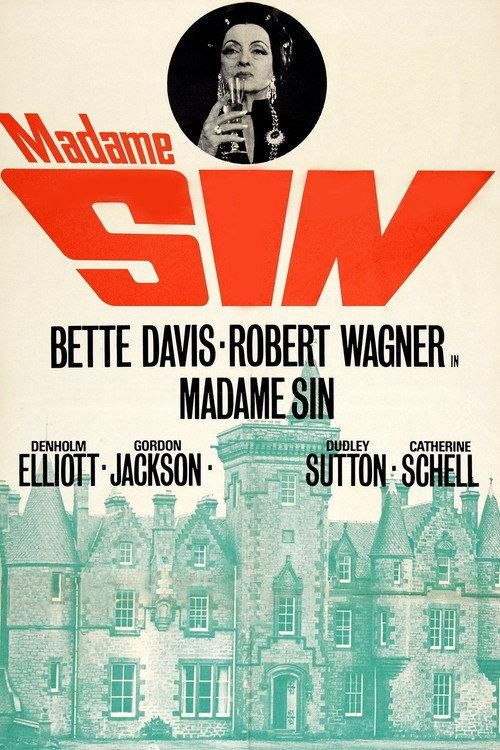 Madame Sin 1972 official movie poster