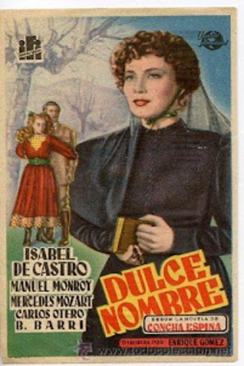 Dulce nombre 1952 official movie poster