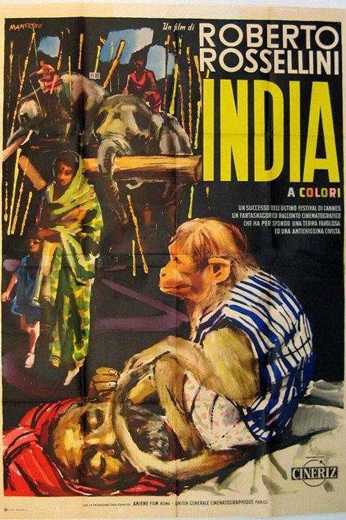 L'India vista da Rossellini 1959 official movie poster