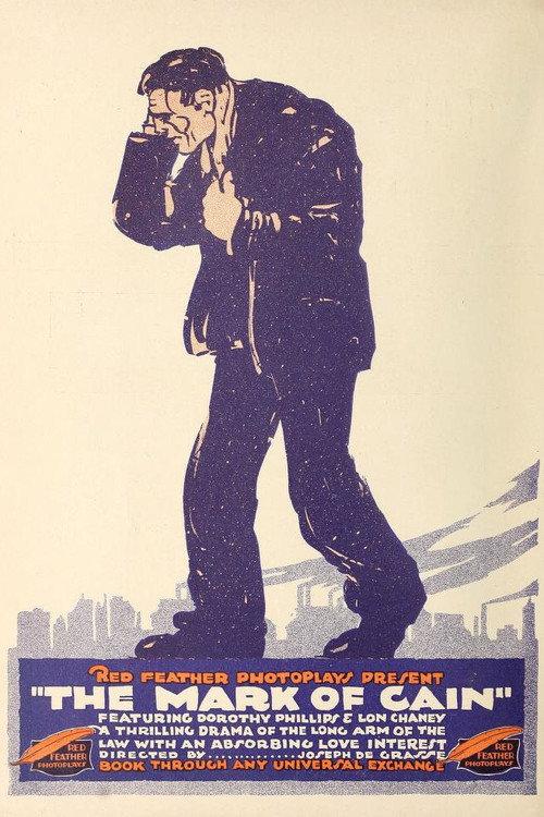 The Mark of Cain 1916 official movie poster