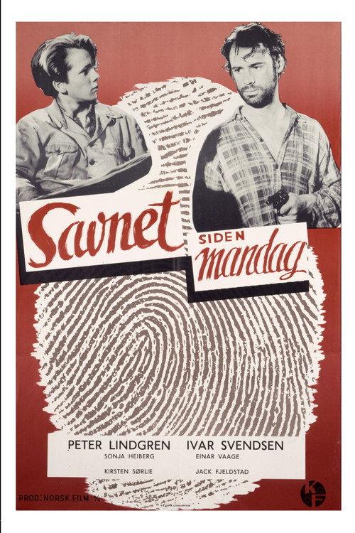 Savnet siden mandag 1955 official movie poster