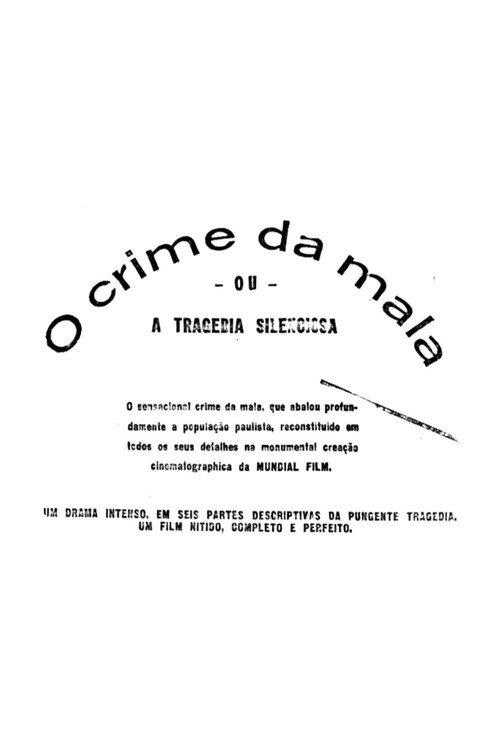 O Crime da Mala 1928 official movie poster