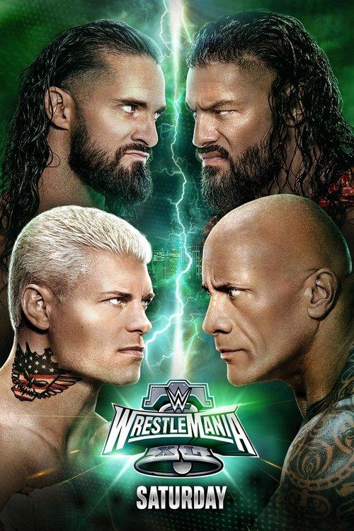 WrestleMania XL Saturday 2024 official movie poster