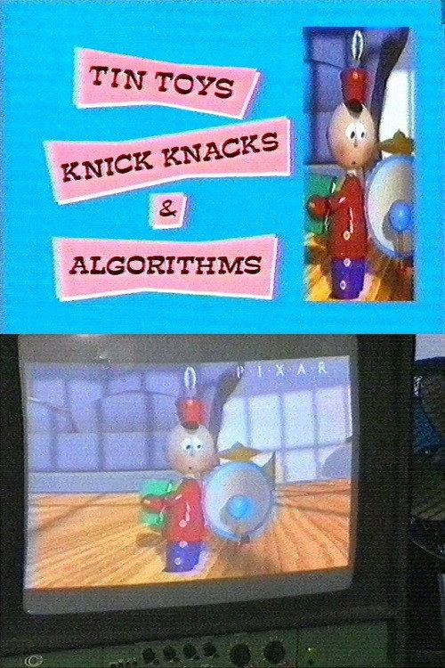 Tin Toys Knick Knacks & Algorithms 1991 official movie poster