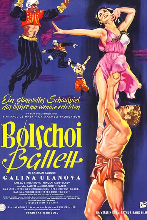 The Bolshoi Ballet 1957 official movie poster