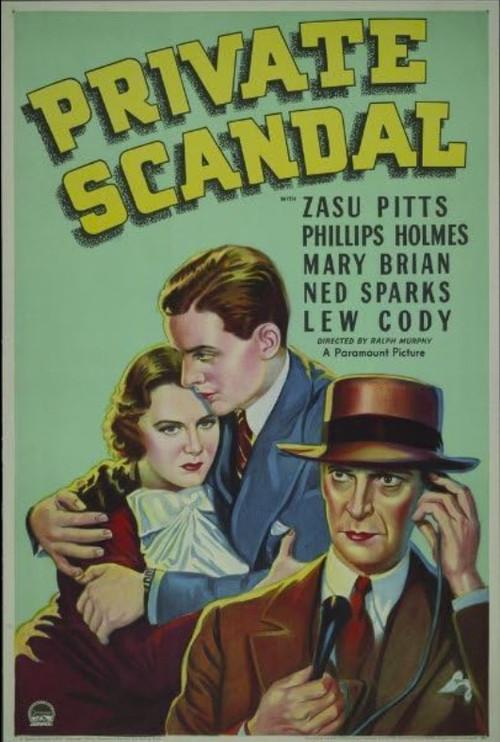 Private Scandal 1934 official movie poster