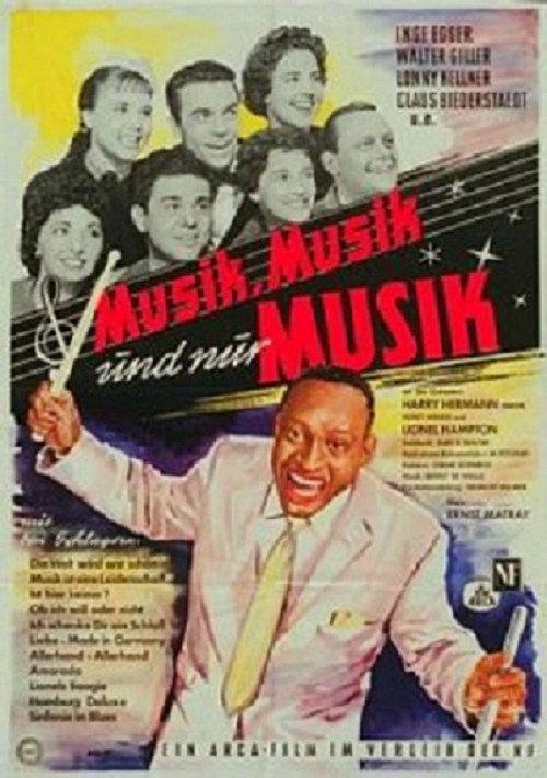 Musik, Musik und nur Musik 1955 official movie poster