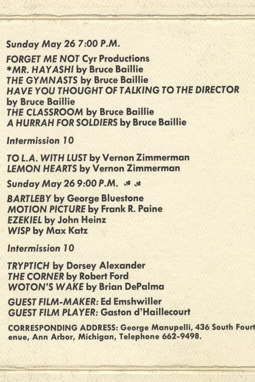 Wisp 1963 official movie poster