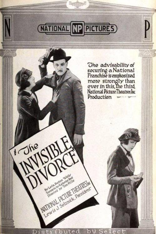 The Invisible Divorce 1920 official movie poster