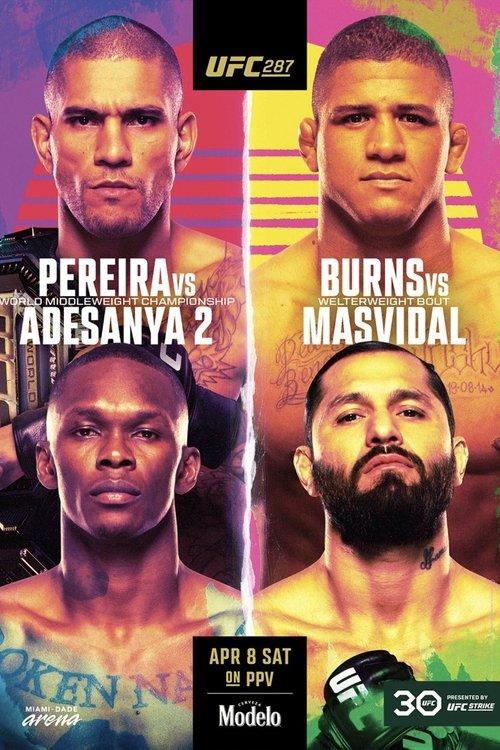 UFC 287: Pereira vs. Adesanya 2 2023 official movie poster