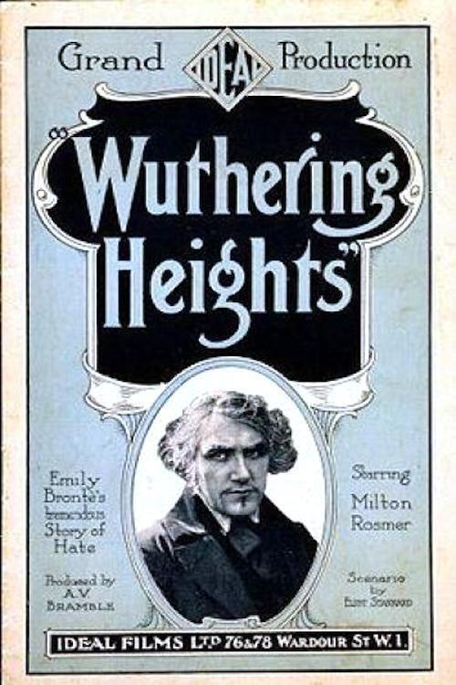 Wuthering Heights 1920 official movie poster