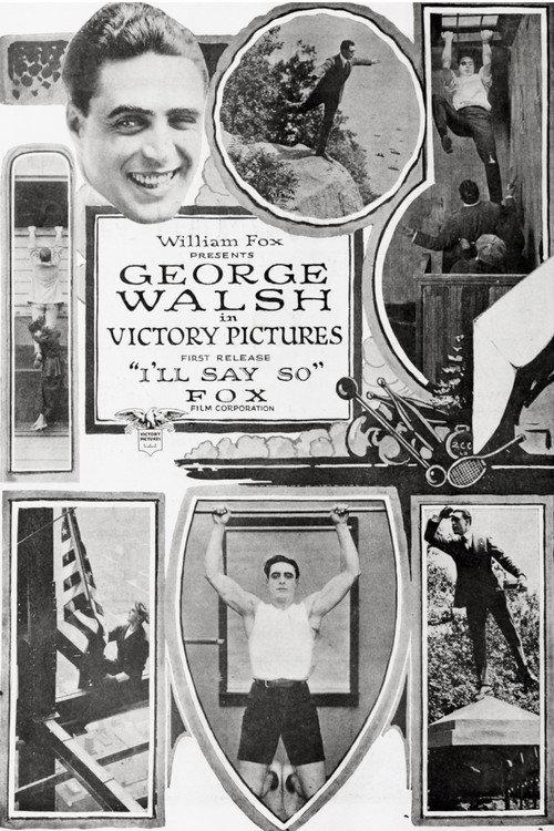 I'll Say So 1918 official movie poster
