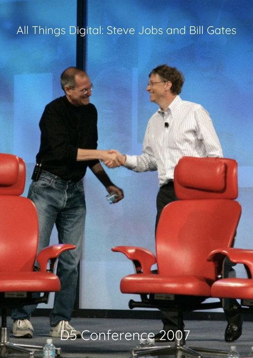 All Things Digital: Steve Jobs and Bill Gates 2007 official movie poster
