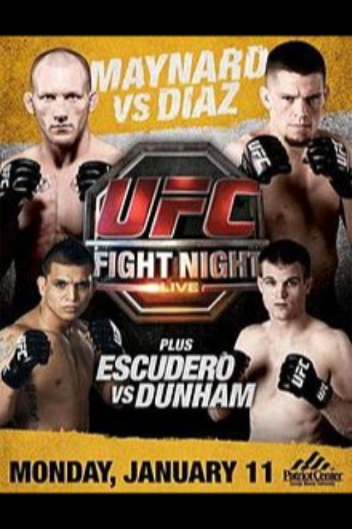 UFC Fight Night 20: Maynard vs. Diaz 2010 official movie poster
