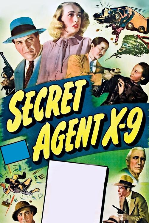 Secret Agent X-9 1945 official movie poster