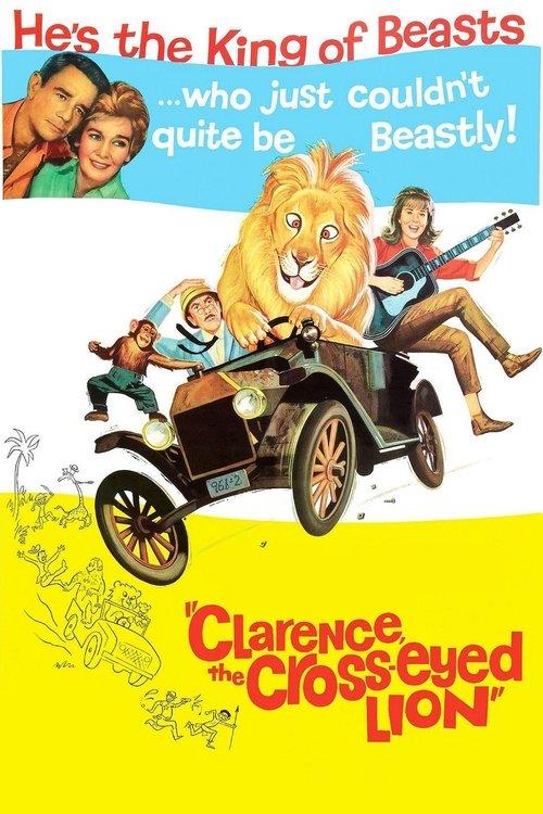 Clarence, the Cross-Eyed Lion 1965 official movie poster