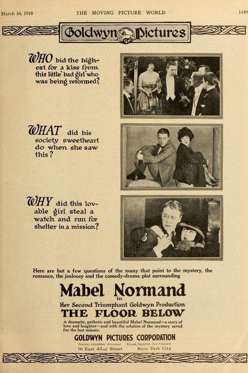 The Floor Below 1918 official movie poster