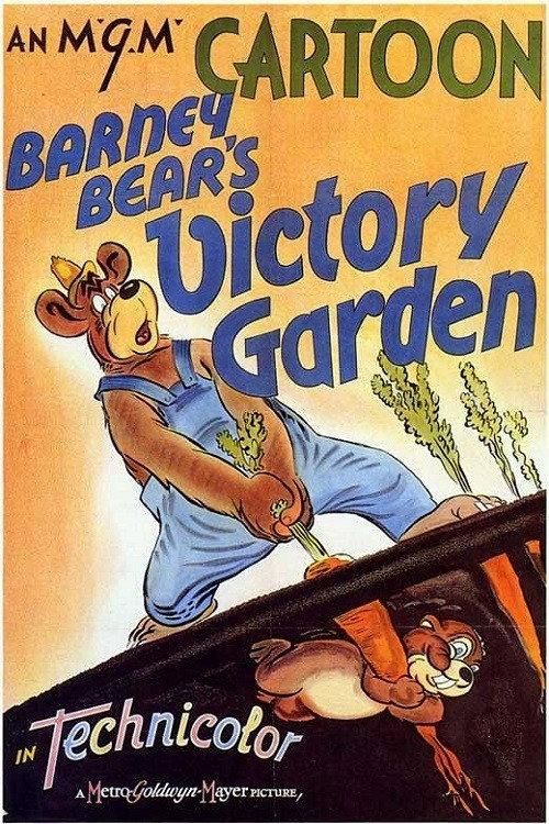 Barney Bear's Victory Garden 1942 official movie poster