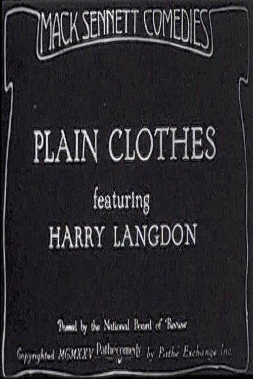 Plain Clothes 1925 official movie poster