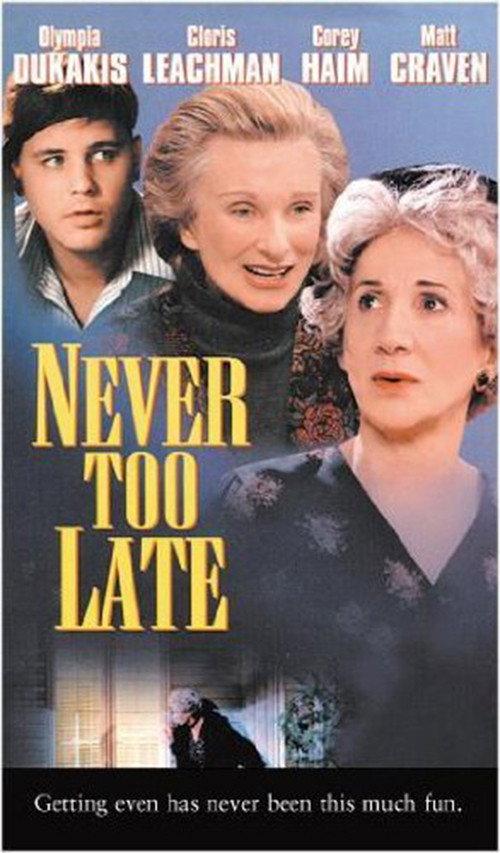 Never Too Late 1996 official movie poster